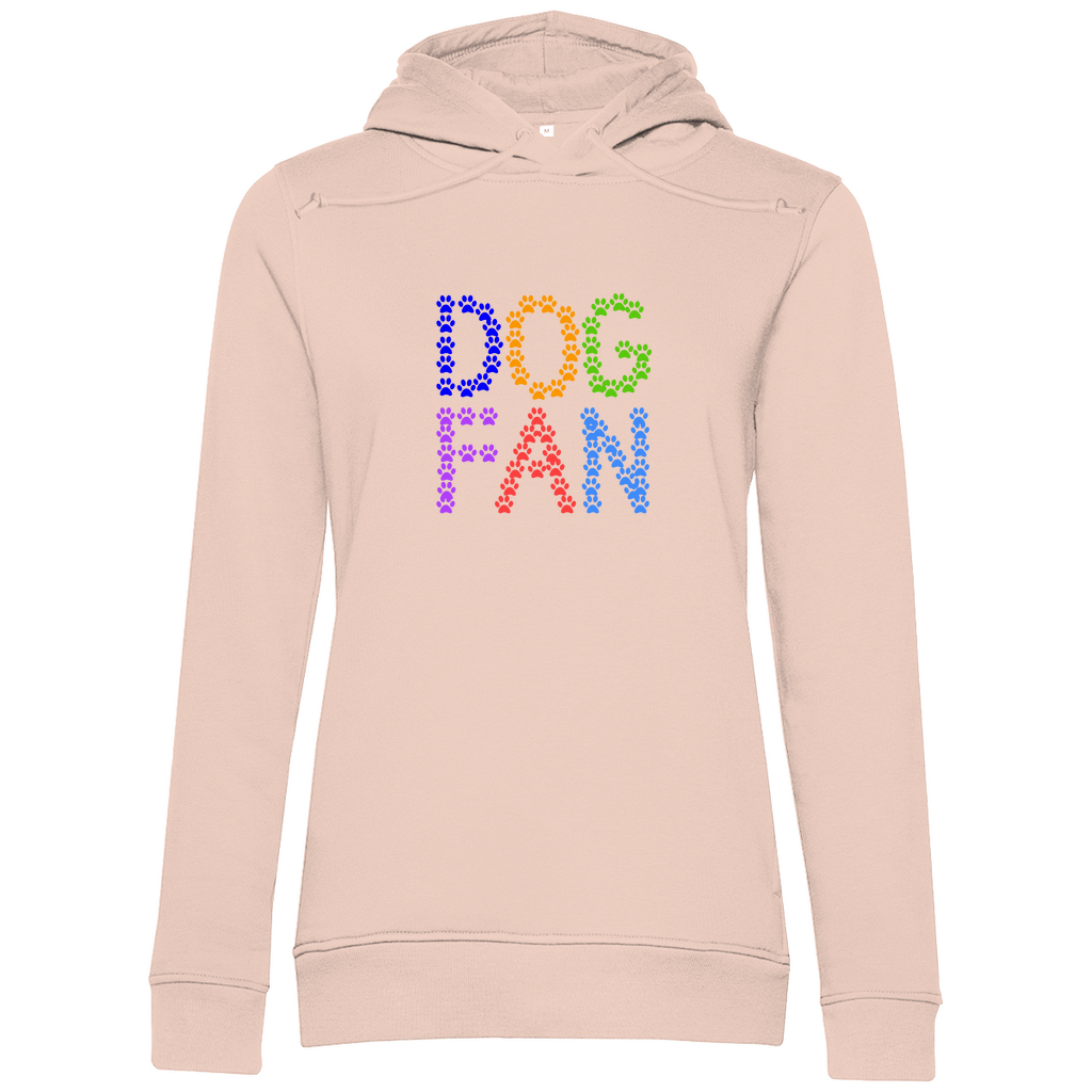 Damen Premium Bio Hoodie mit dem Hundedesign "Dogfan_Vers 1"