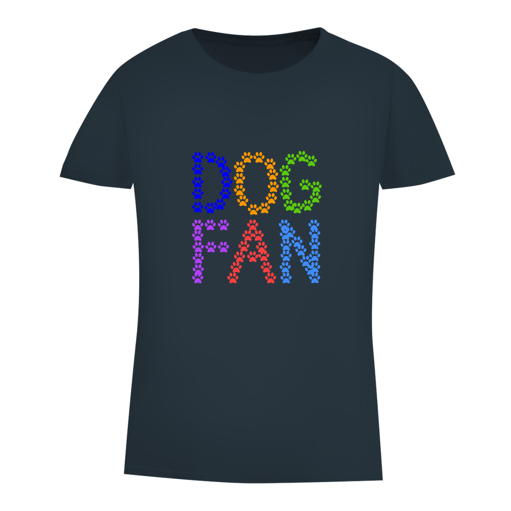 Damen Premium Bio T-Shirt mit dem Hundedesign "Dogfan_Vers 1"