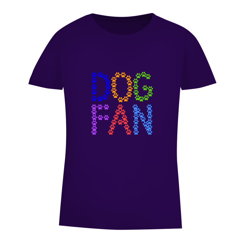 Damen Premium Bio T-Shirt mit dem Hundedesign "Dogfan_Vers 1"