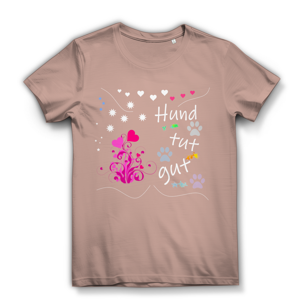 Damen Bio – Premium T-Shirt mit dem Hundedesign: "Hundtutgut 1"