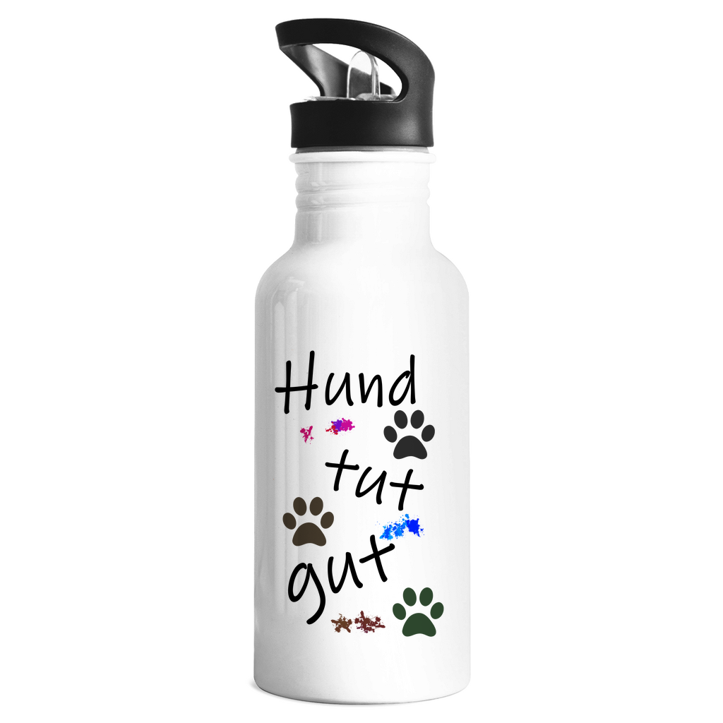 Trinkflasche "Hund tut gut 1" (Edelstahl)