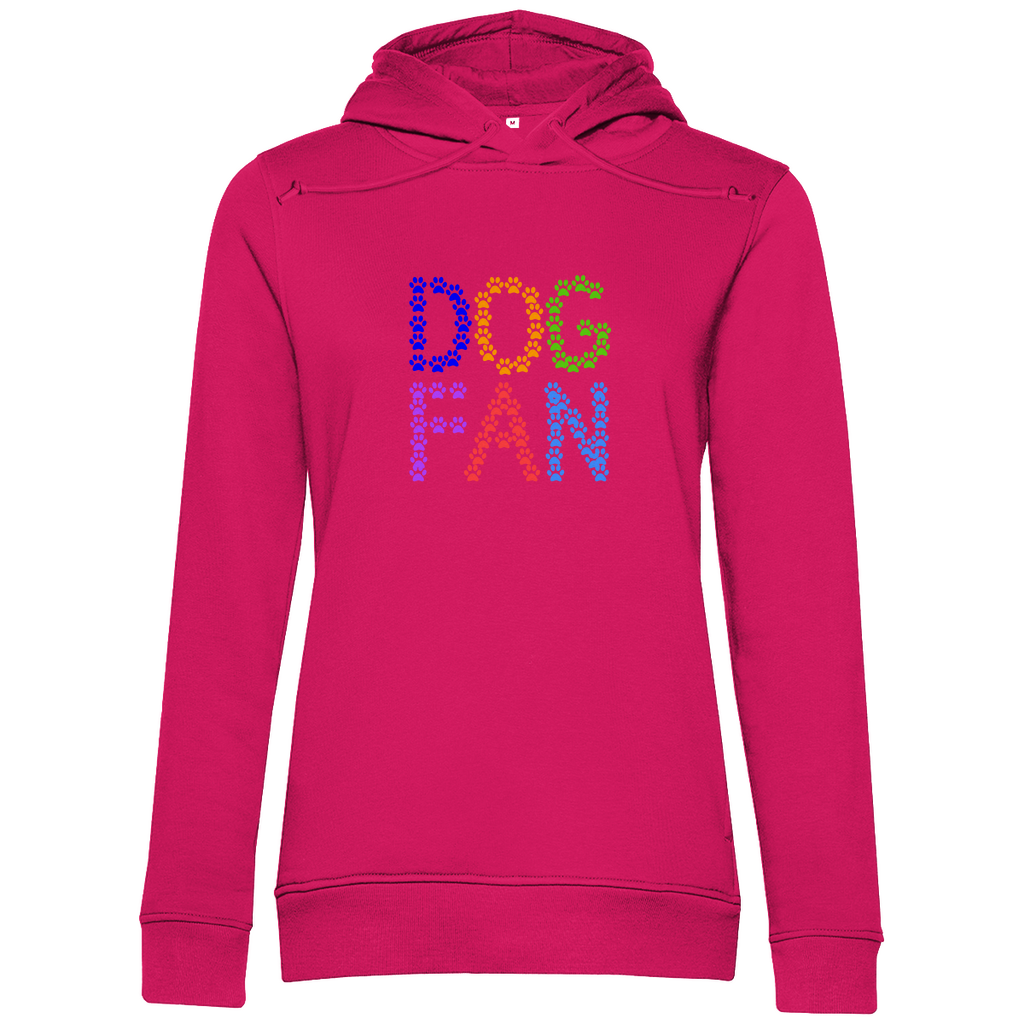 Damen Premium Bio Hoodie mit dem Hundedesign "Dogfan_Vers 1"