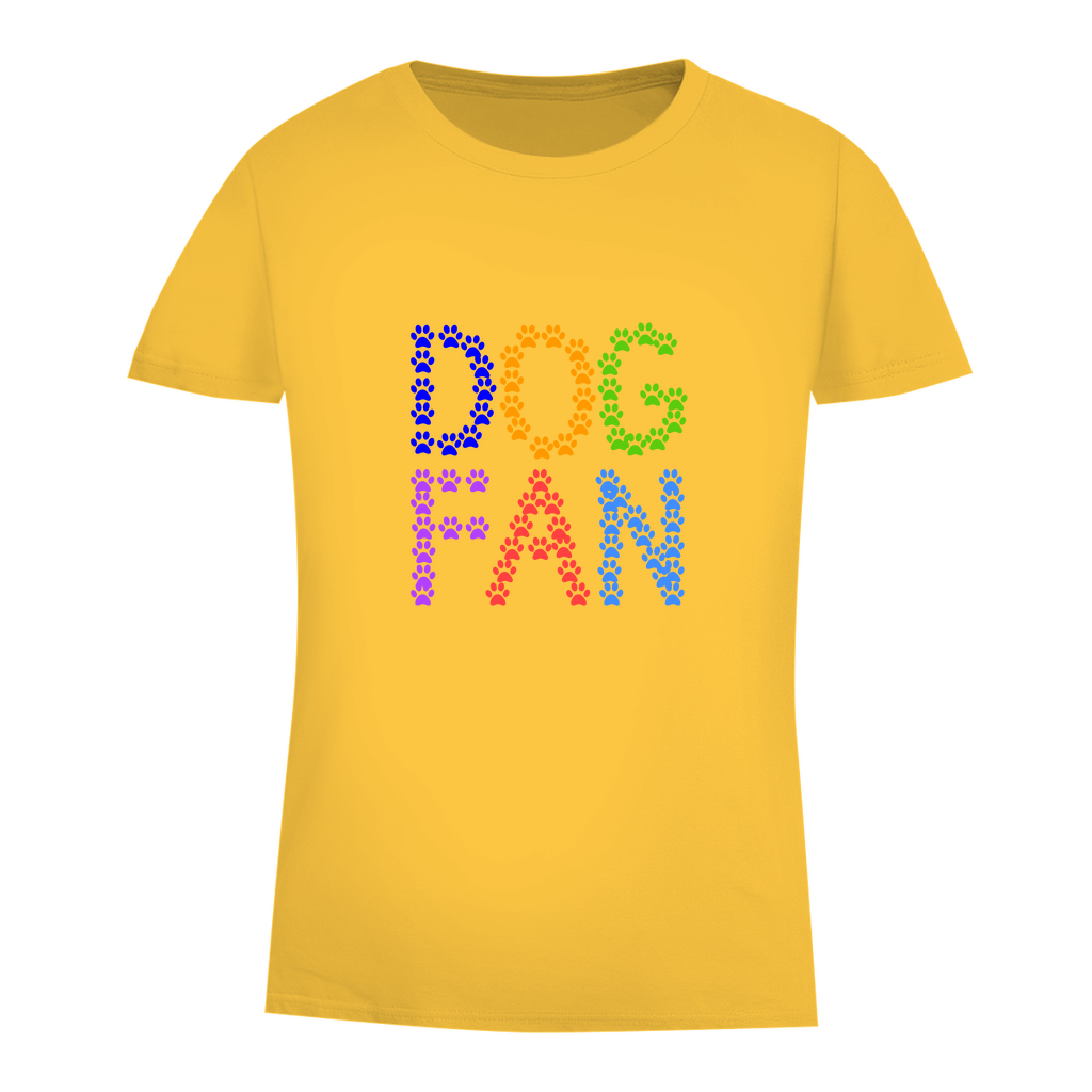Damen Premium Bio T-Shirt mit dem Hundedesign "Dogfan_Vers 1"