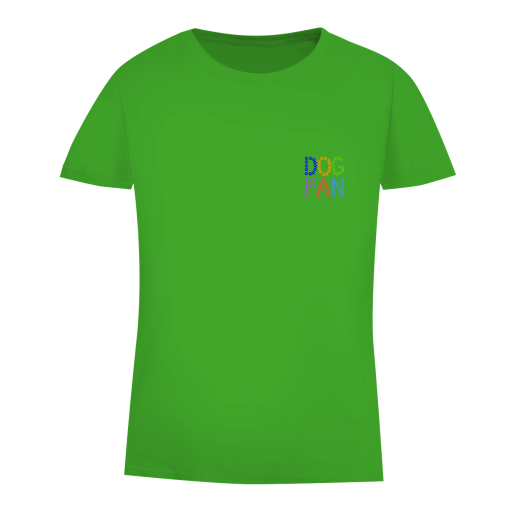 Damen Premium Bio T-Shirt mit dem Hundedesign "Dogfan2_Nr.2"