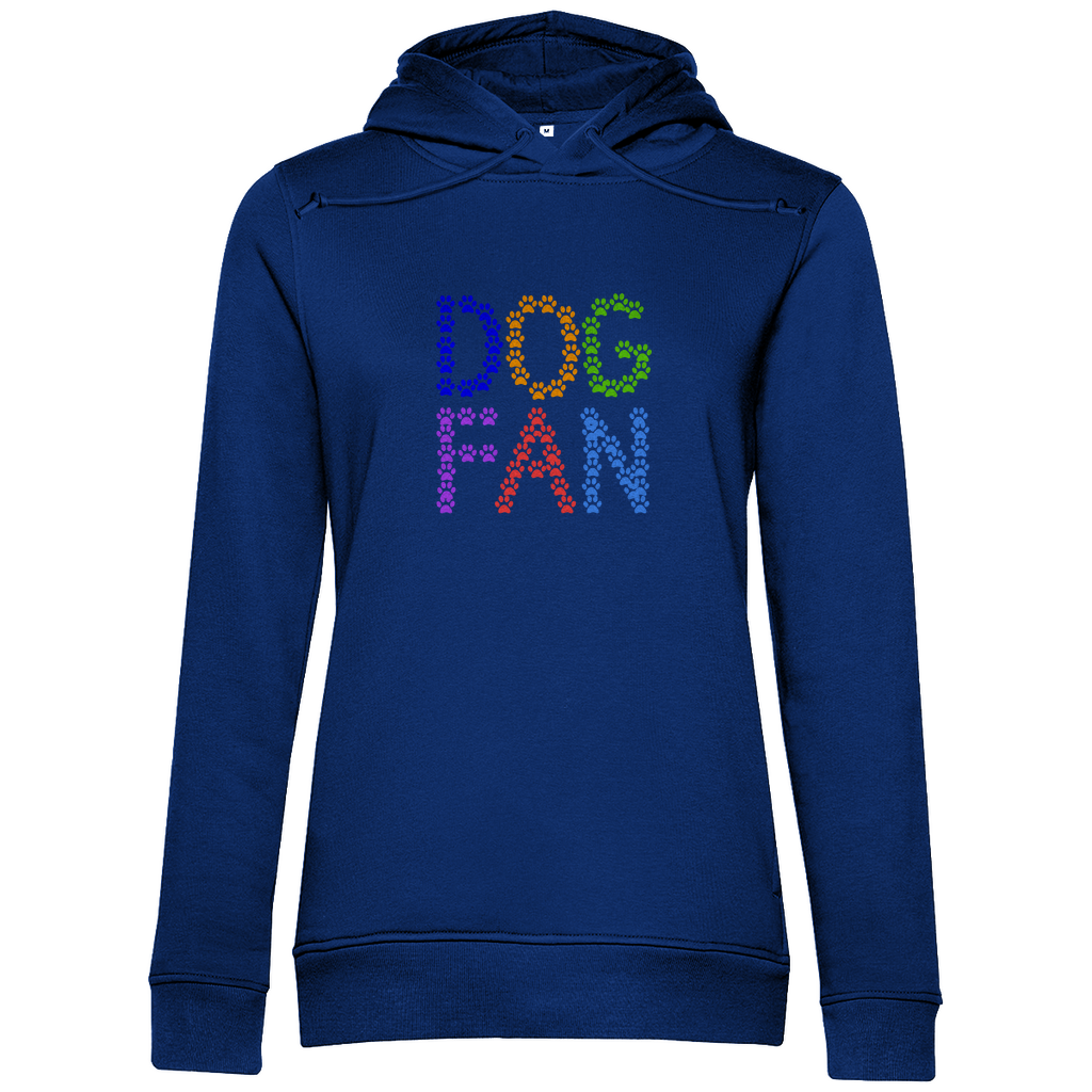 Damen Premium Bio Hoodie mit dem Hundedesign "Dogfan_Vers 1"