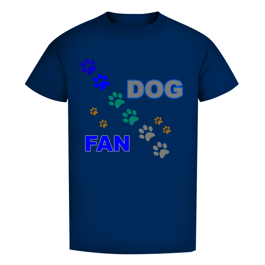 Herren Premium Bio T-Shirt mit dem Hundedesign "Dogfan Herren 1"