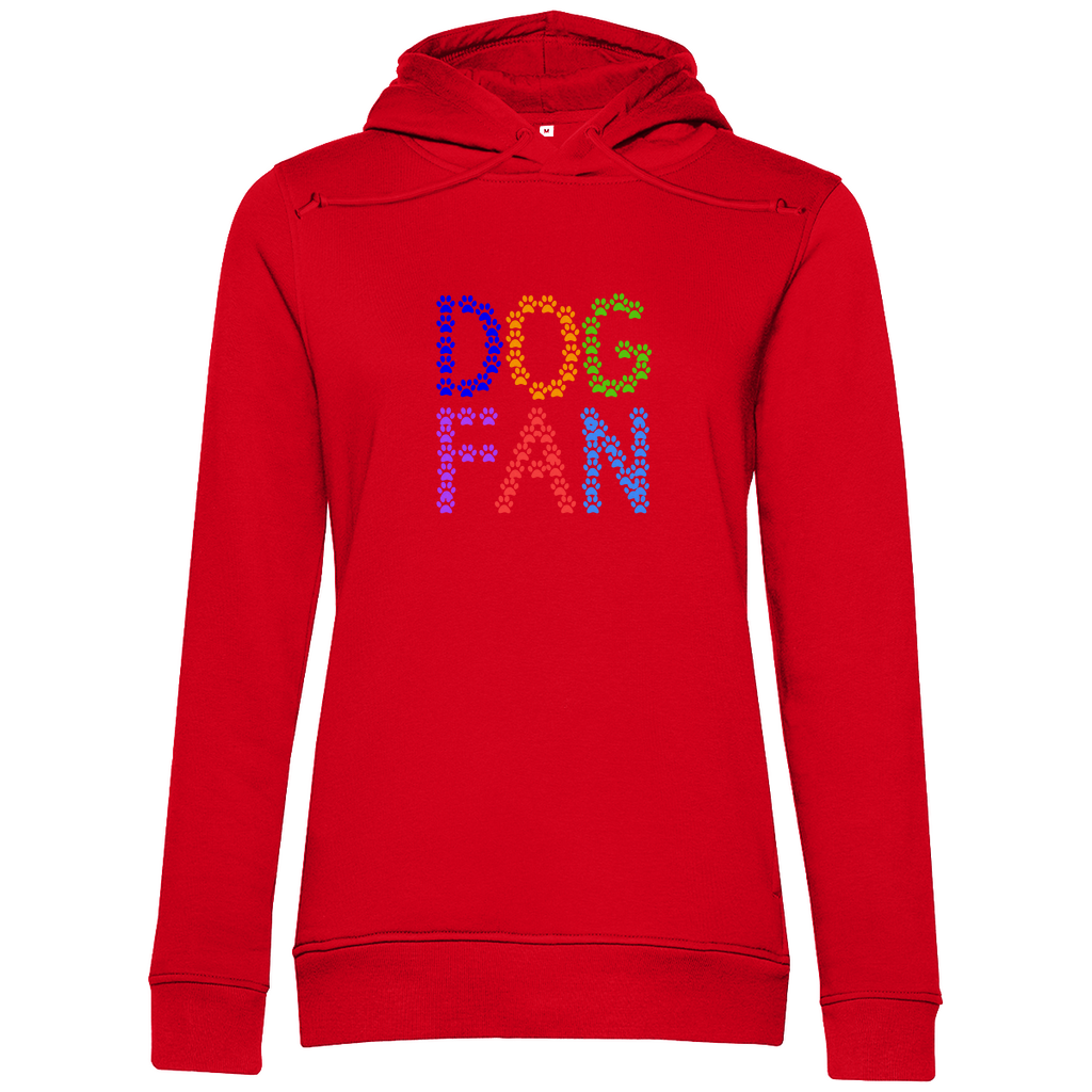 Damen Premium Bio Hoodie mit dem Hundedesign "Dogfan_Vers 1"