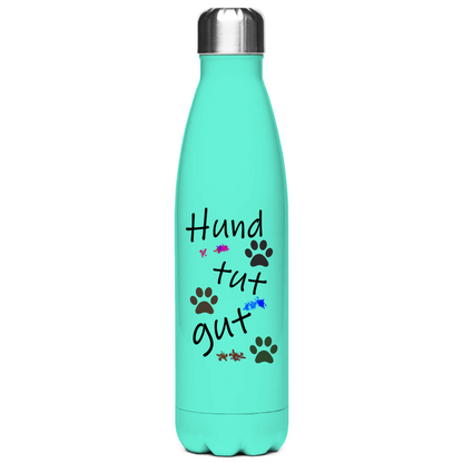 Edelstahl-Thermoflasche "Hund tut gut 1 "
