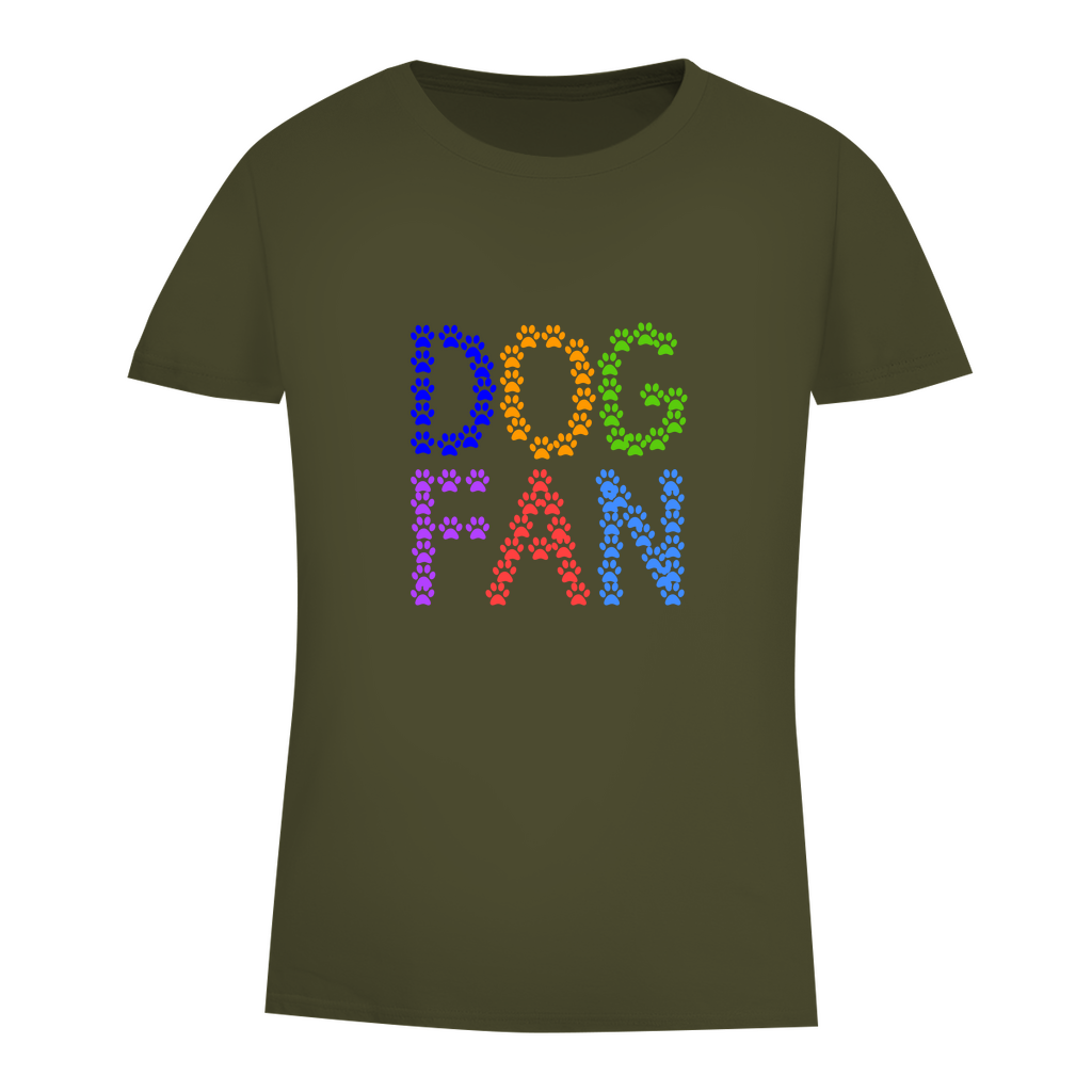 Damen Premium Bio T-Shirt mit dem Hundedesign "Dogfan_Vers 1"