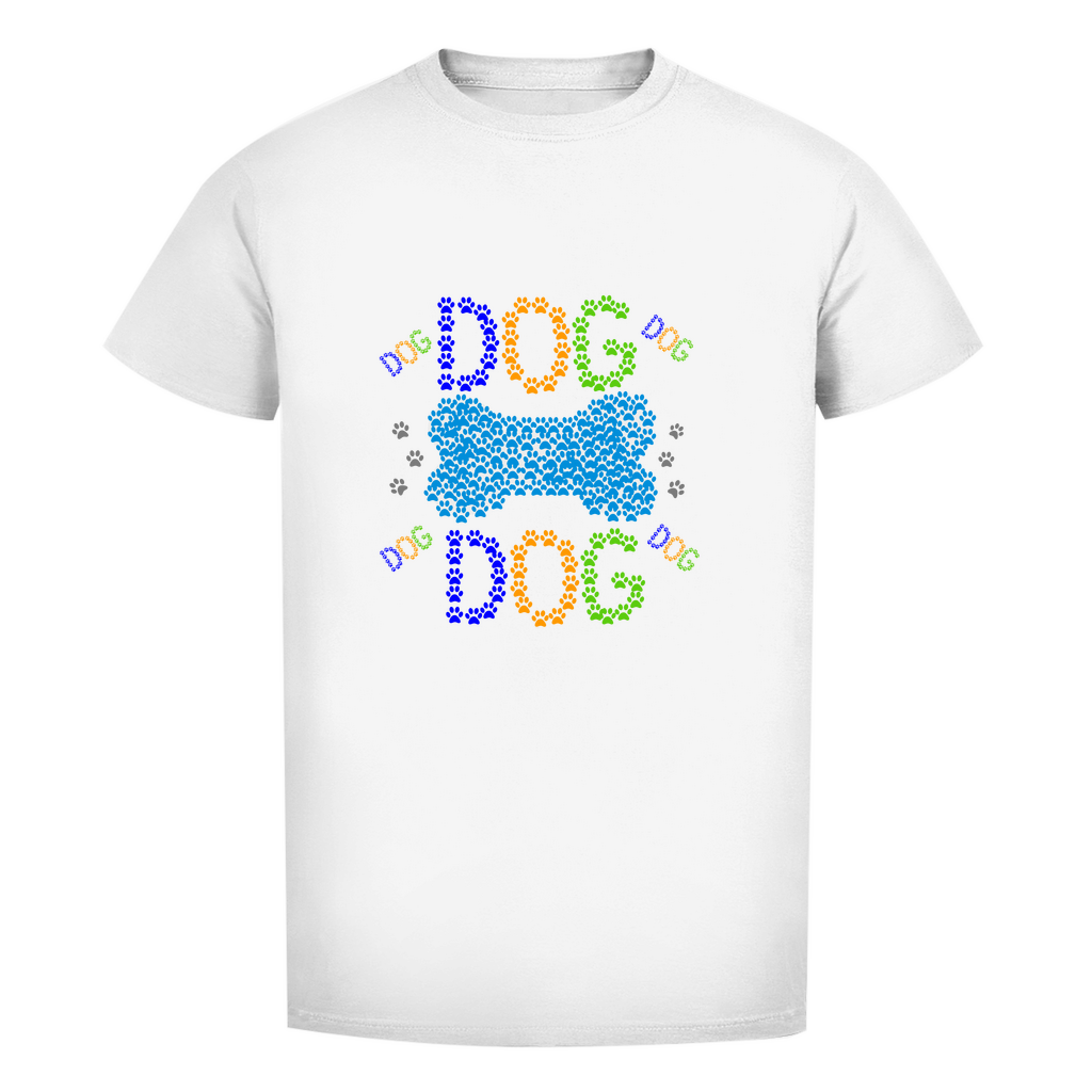 Herren Premium Bio T-Shirt mit dem Hundedesign"DogKnochen1"