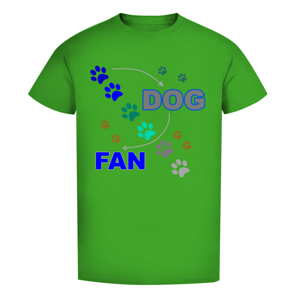 Herren Premium Bio T-Shirt mit dem Hundedesign "Dogfan Herren Vers 2"