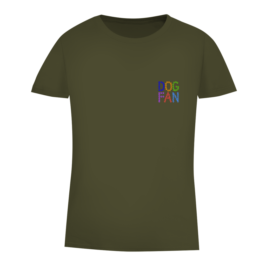 Damen Premium Bio T-Shirt mit dem Hundedesign "Dogfan2_Nr.2"