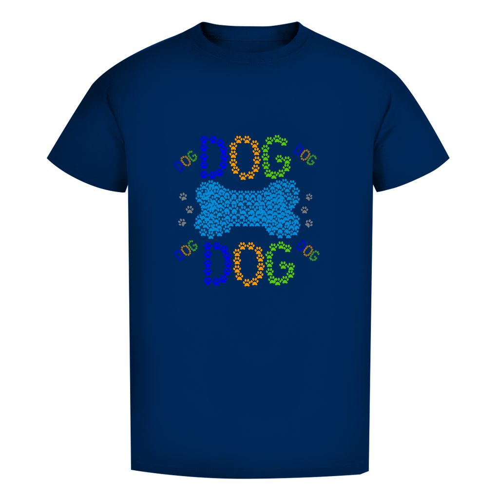 Herren Premium Bio T-Shirt mit dem Hundedesign"DogKnochen1"