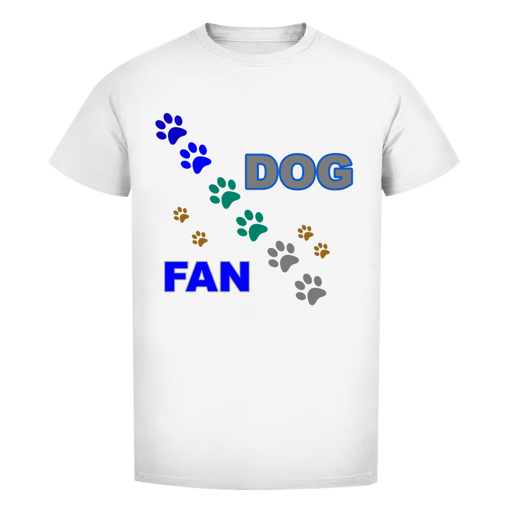 Herren Premium Bio T-Shirt mit dem Hundedesign "Dogfan Herren 1"