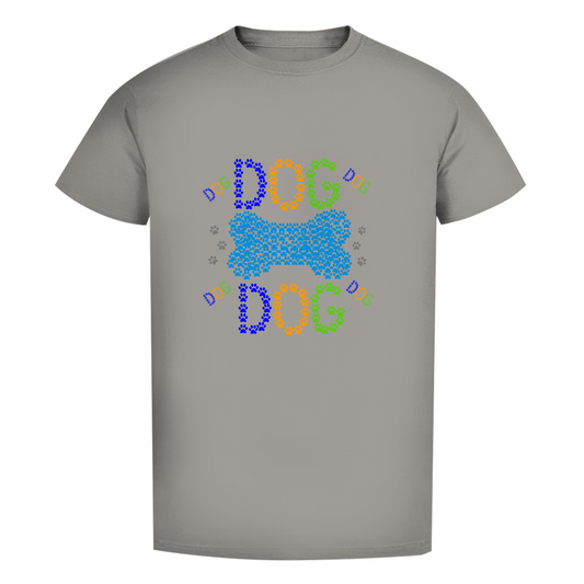 Herren Premium Bio T-Shirt mit dem Hundedesign"DogKnochen1"