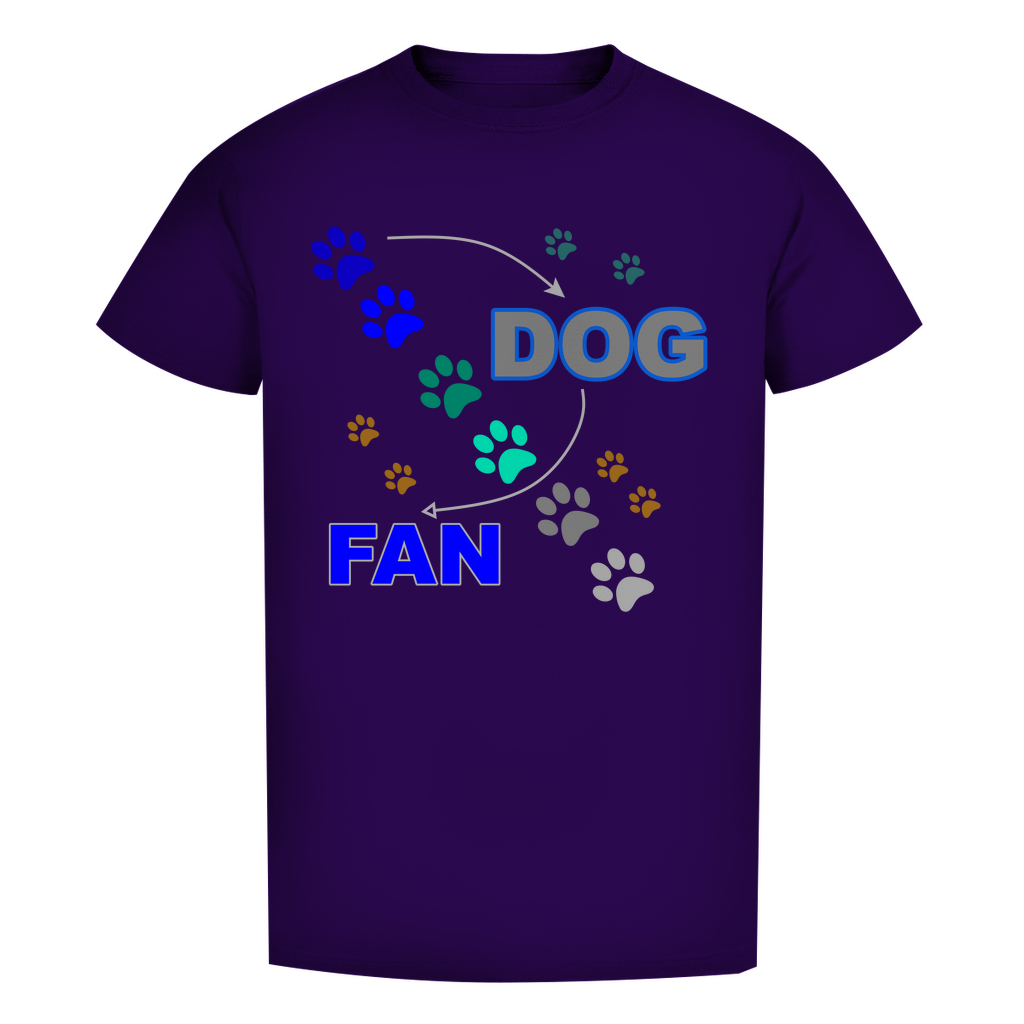 Herren Premium Bio T-Shirt mit dem Hundedesign "Dogfan Herren Vers 2"