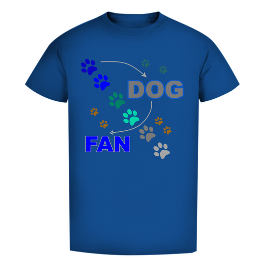 Herren Premium Bio T-Shirt mit dem Hundedesign "Dogfan Herren Vers 2"