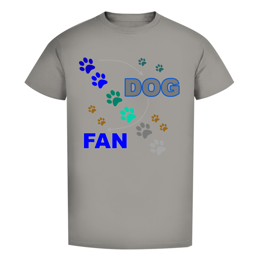 Herren Premium Bio T-Shirt mit dem Hundedesign "Dogfan Herren Vers 2"