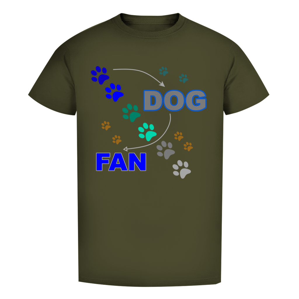 Herren Premium Bio T-Shirt mit dem Hundedesign "Dogfan Herren Vers 2"