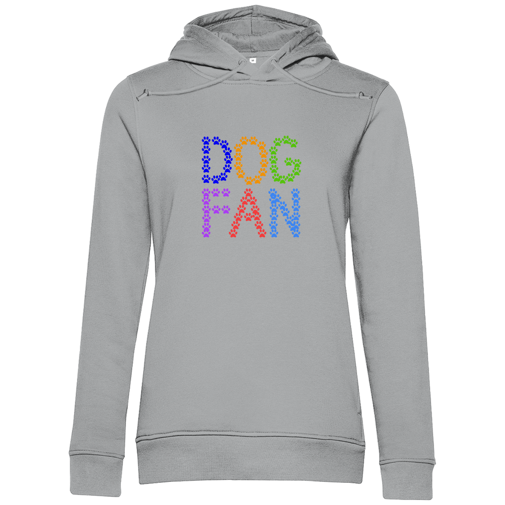 Damen Premium Bio Hoodie mit dem Hundedesign "Dogfan_Vers 1"