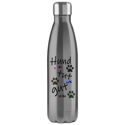 Edelstahl-Thermoflasche "Hund tut gut 1 "