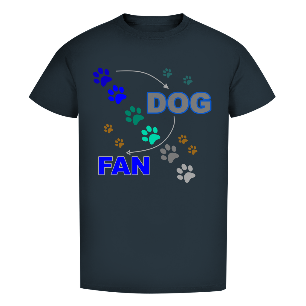 Herren Premium Bio T-Shirt mit dem Hundedesign "Dogfan Herren Vers 2"